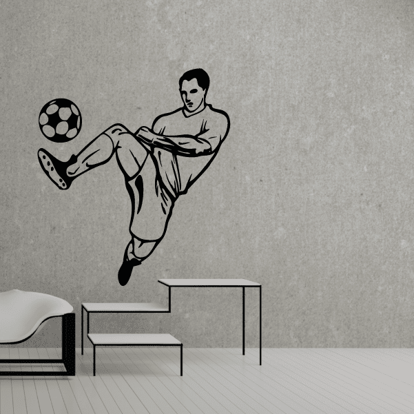 Image of Soccer Wall Decal - Vinyl Decal - Car Decal - CDS049