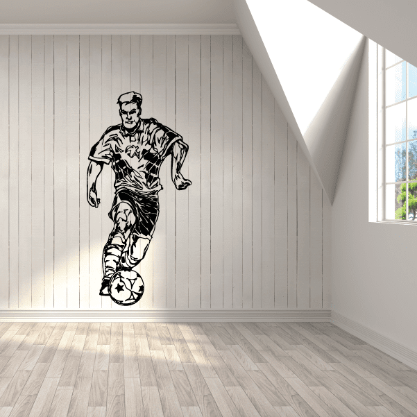 Image of Soccer Wall Decal - Vinyl Decal - Car Decal - CDS074