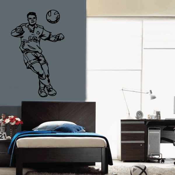 Image of Soccer Wall Decal - Vinyl Decal - Car Decal - CDS092