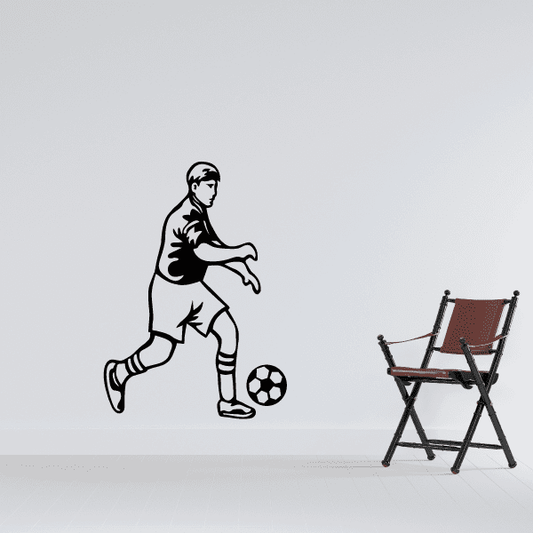 Image of Soccer Wall Decal - Vinyl Decal - Car Decal - SM001