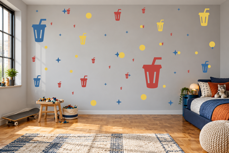 Soda Pop Party Wall Decal Kit