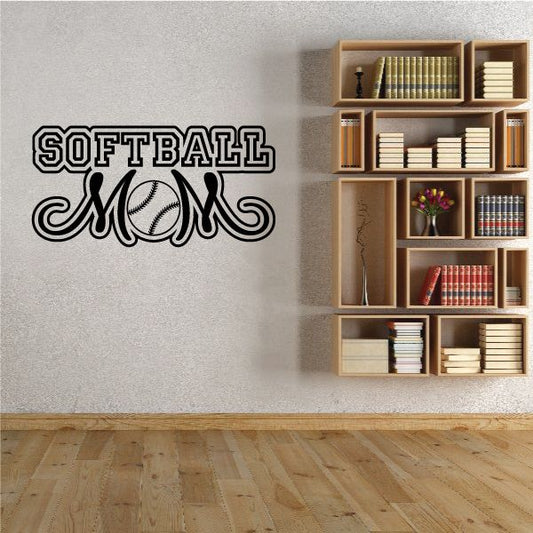 Image of Softball Mom Decal