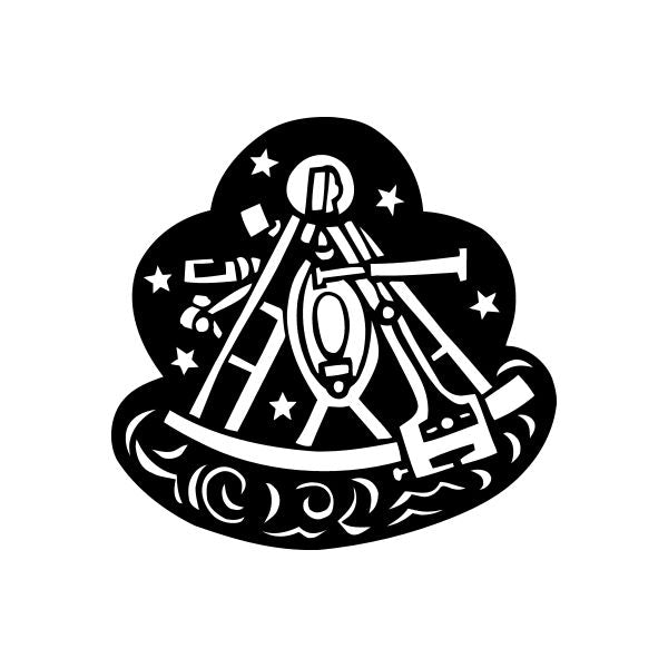 Space-themed car vinyl decal sticker, black cloud with white rocket and stars