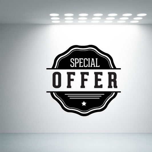 Image of Special Offer Wall Decal - Vinyl Decal - Car Decal - Id023