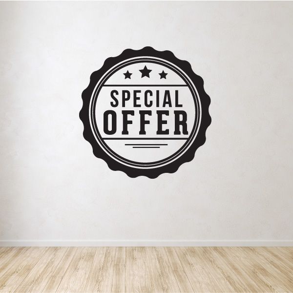 Image of Special Offer Wall Decal - Vinyl Decal - Car Decal - Id025