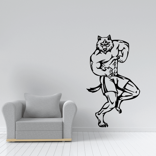 Image of Sports Mascot Wall Decal - Vinyl Decal - Car Decal - SM004