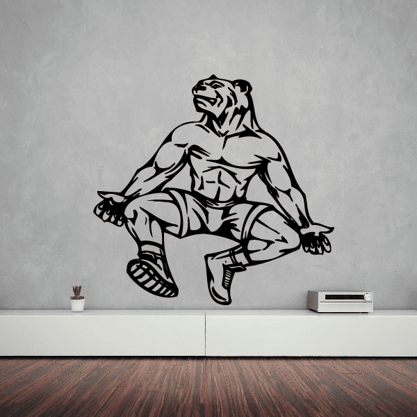 Image of Sports Mascot Wall Decal - Vinyl Decal - Car Decal - SM013