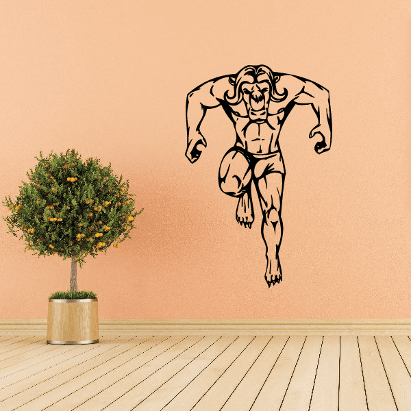 Image of Sports Mascot Wall Decal - Vinyl Decal - Car Decal - SM015