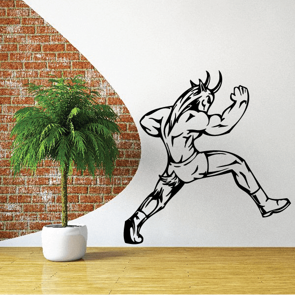 Image of Sports Mascot Wall Decal - Vinyl Decal - Car Decal - SM019