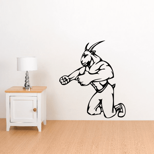 Image of Sports Mascot Wall Decal - Vinyl Decal - Car Decal - SM028