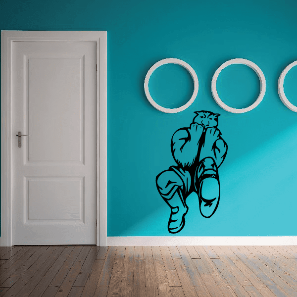 Image of Sports Mascot Wall Decal - Vinyl Decal - Car Decal - SM030