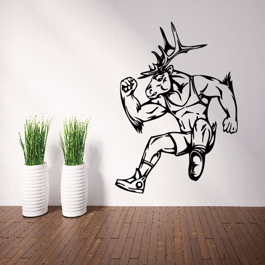 Image of Sports Mascot Wall Decal - Vinyl Decal - Car Decal - SM033