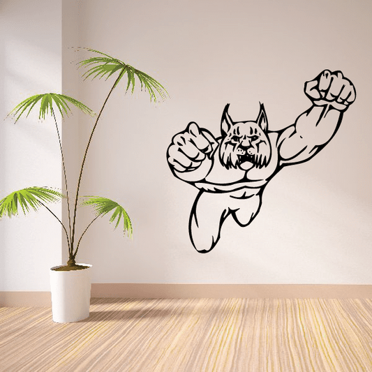 Image of Sports Mascot Wall Decal - Vinyl Decal - Car Decal - SM034