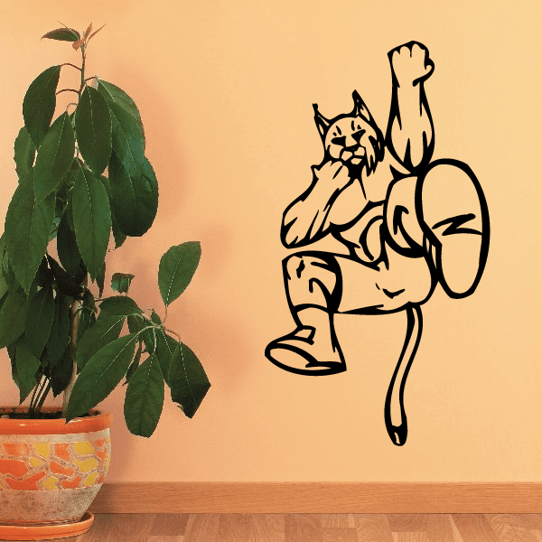 Image of Sports Mascot Wall Decal - Vinyl Decal - Car Decal - SM037