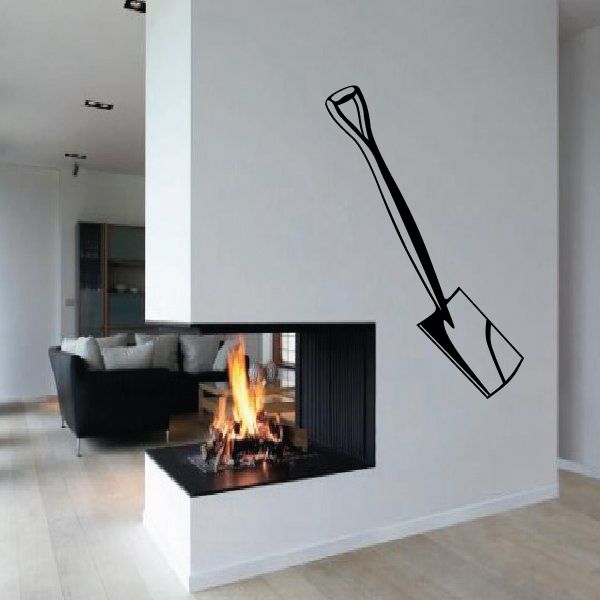 Image of Square Digging Shovel Decal