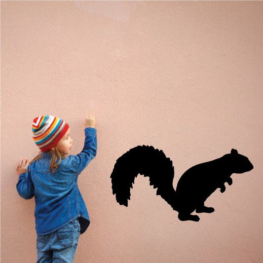 Image of Squirrel Leaning Decal