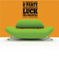 St Patrick's Day O' Party decal with bold text and shamrock-themed Irish blessing design