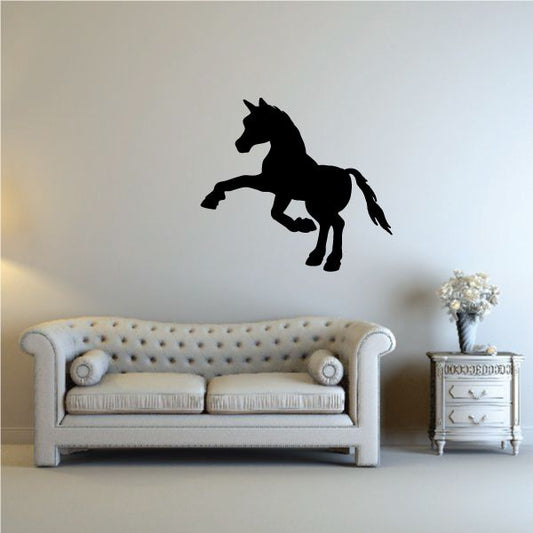 Image of Standing Pony Silhouette Decal