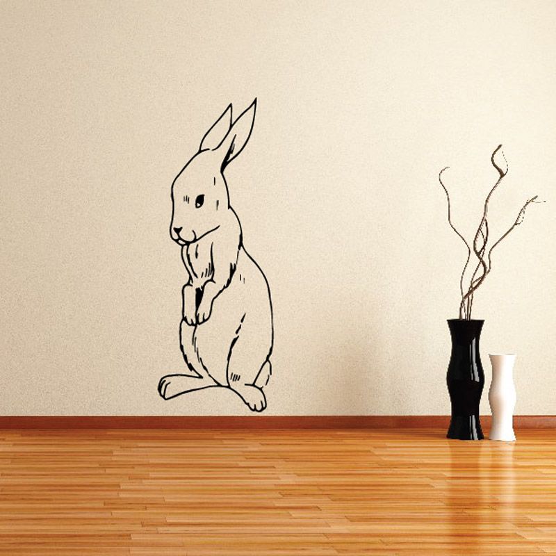 Standing Rabbit Decal – Vinyl Disorder
