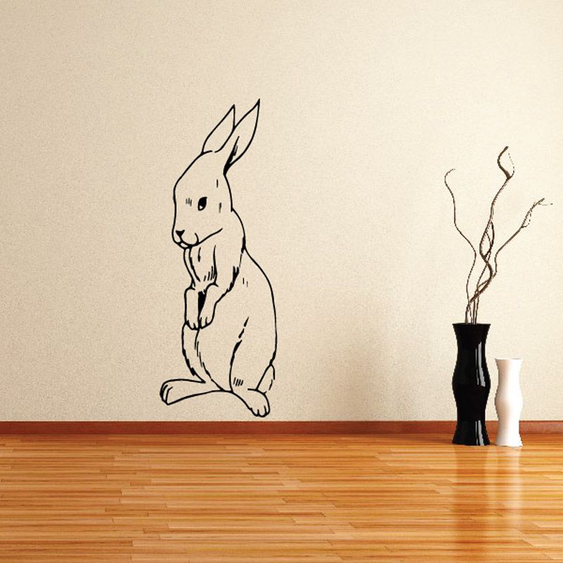 Image of Standing Rabbit Decal