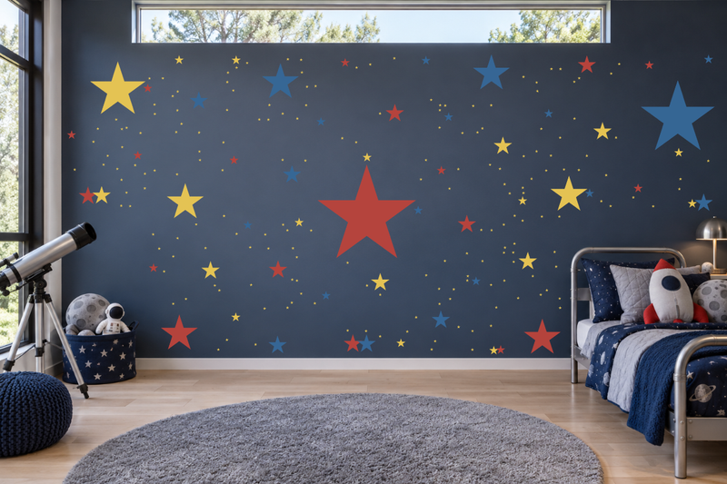 Star Scatter Wall Decal Kit