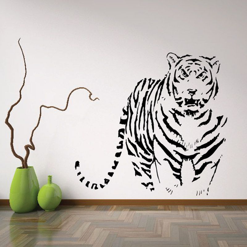 Image of Staring Tiger Decal