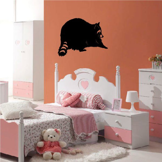 Image of Startled Raccoon Decal