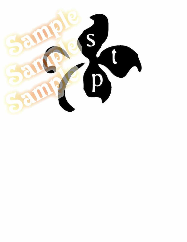 Black Stone Temple Pilots stylized decal with SP logo
