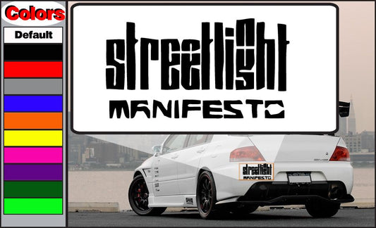 Image of Street light Manifesto Decal