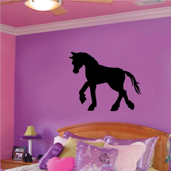 Image of Strolling Pony Silhouette Decal