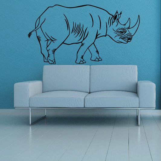 Image of Strolling Rhino Decal