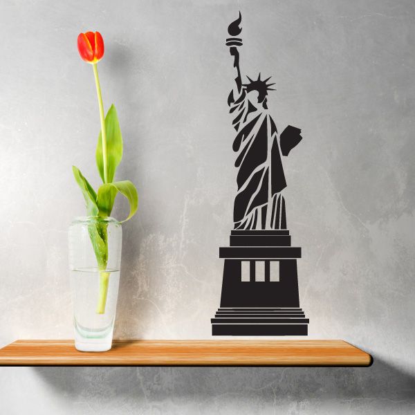 Image of Stylized Statue of Liberty Decal