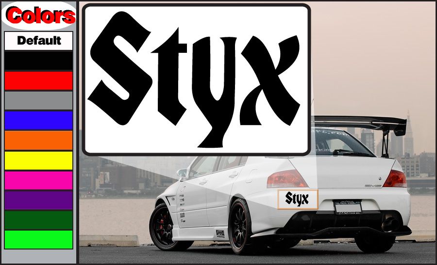 Image of Styx Decal