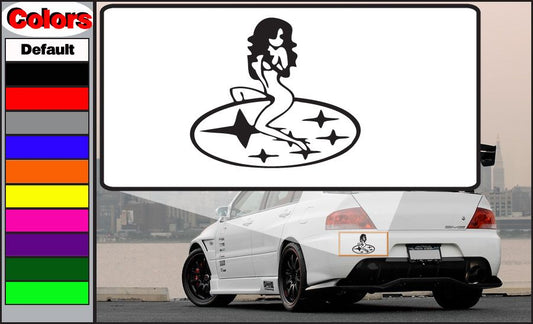 Image of Subaru Girl Decal