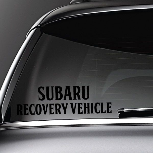 Image of Subaru Recovery Vehicle Decal