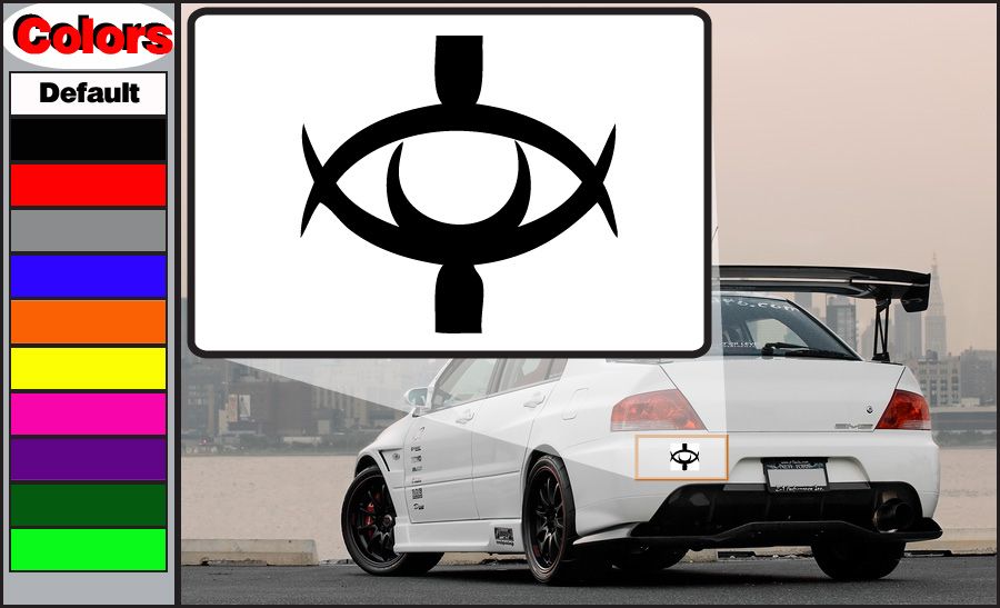 Image of submersed eye Decal