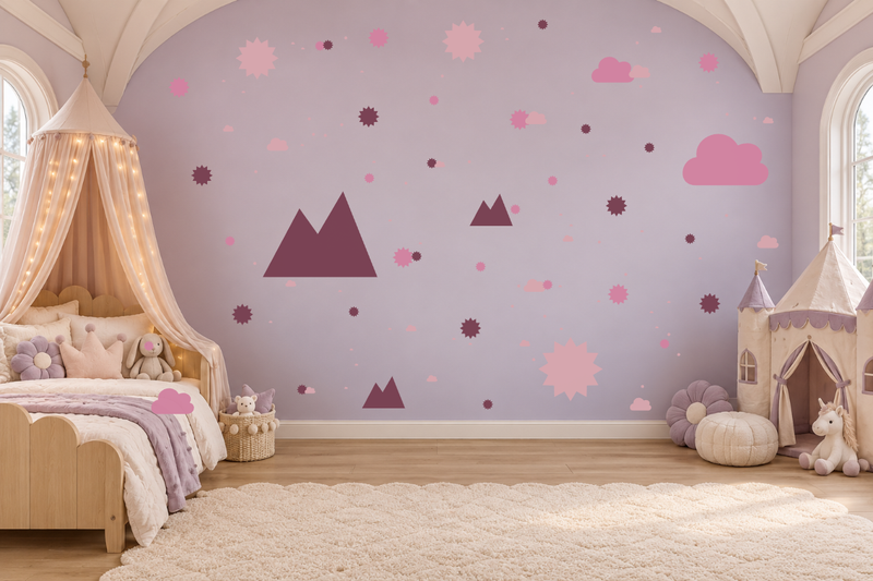 Sunny Summits Wall Decal Kit