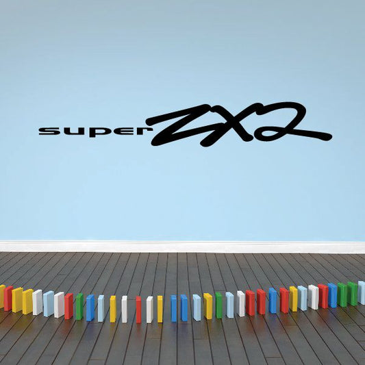 Image of Super 2x2 Wall Decal - Vinyl Decal - Car Decal - Business Sign - MC572