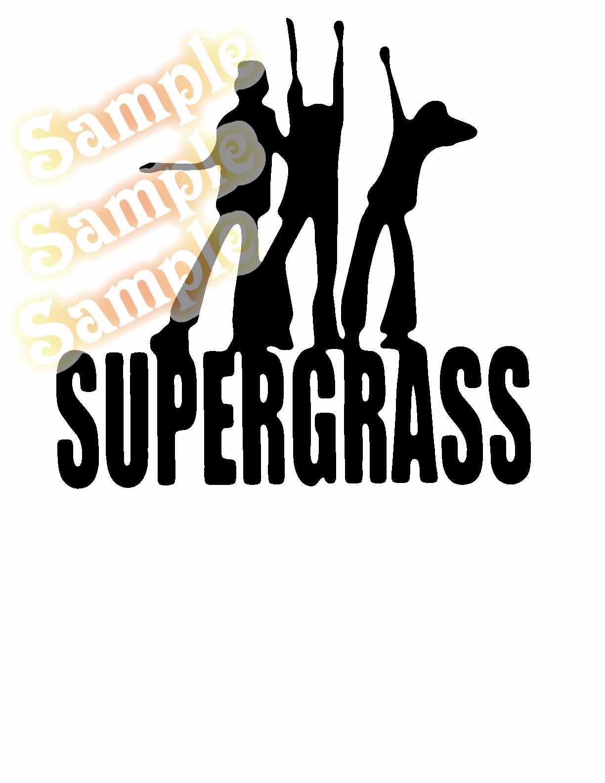 Image of Super Grass Figures Decal