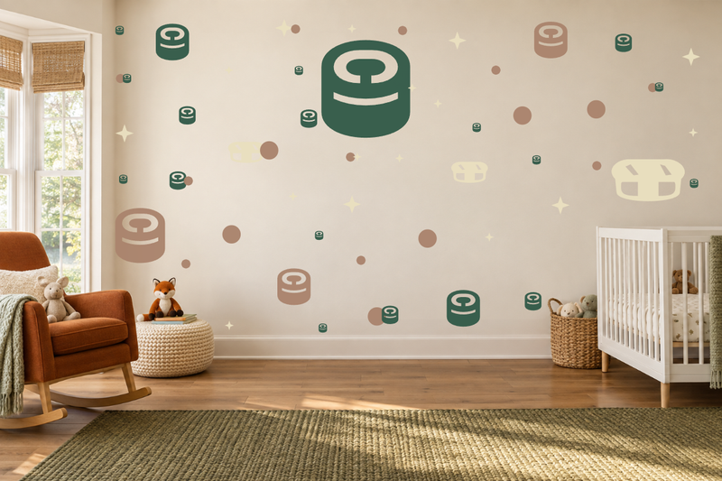 Sushi Social Wall Decal Kit