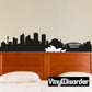 Sydney skyline wall decal, black city silhouette with bridge and opera house