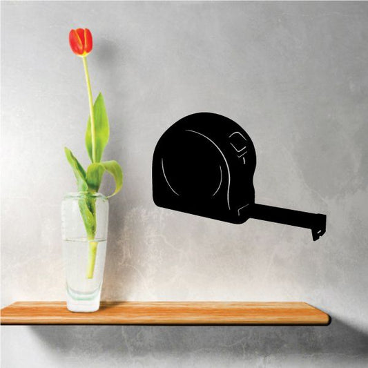 Image of Tape measure Silhouette Decal