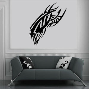 Black tattoo-style vinyl wall decal graphic