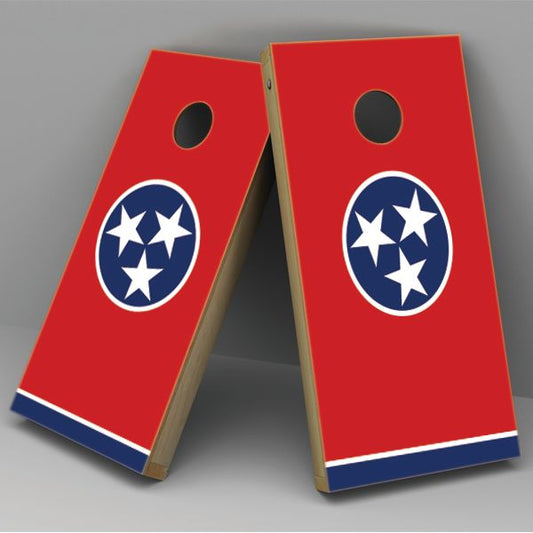 Tennessee Flag Cornhole Board Vinyl Decal Wrap