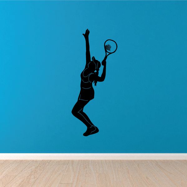 Image of Tennis Wall Decal - Vinyl Decal - Car Decal - 004