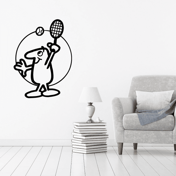 Image of Tennis Wall Decal - Vinyl Decal - Car Decal - Bl032