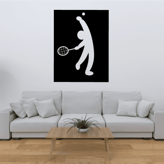 Image of Tennis Wall Decal - Vinyl Decal - Car Decal - Bl034