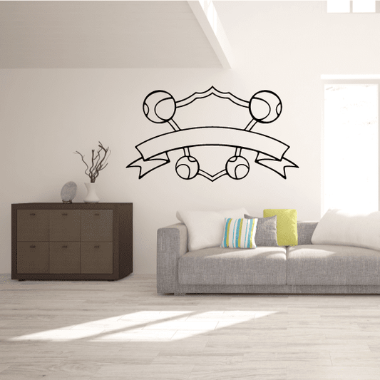 Image of Tennis Wall Decal - Vinyl Decal - Car Decal - CDS050