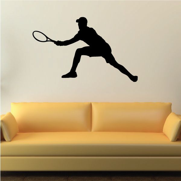 Image of Tennis Wall Decal - Vinyl Decal - Car Decal - Vd001