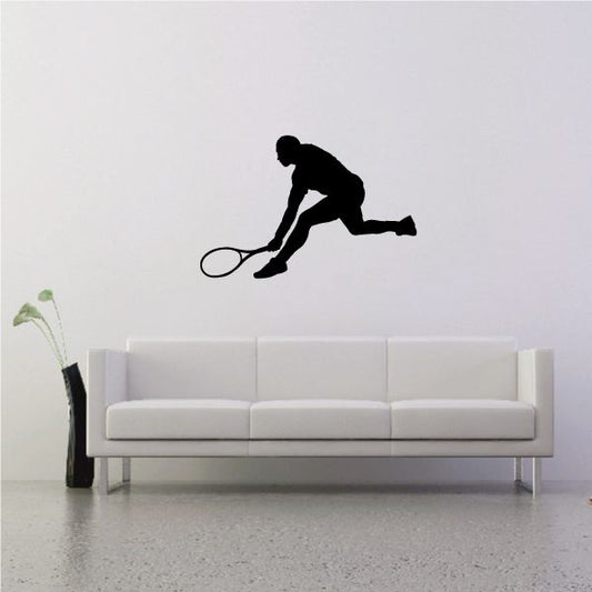 Image of Tennis Wall Decal - Vinyl Decal - Car Decal - Vd004